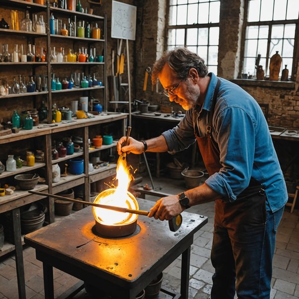 Où participer à des ateliers de fabrication de verre soufflé en Italie?