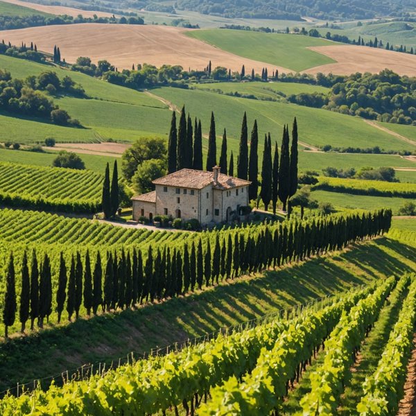 Peut-on trouver une villa en Toscane avec des ateliers de cuisine italienne et des visites de vignobles?